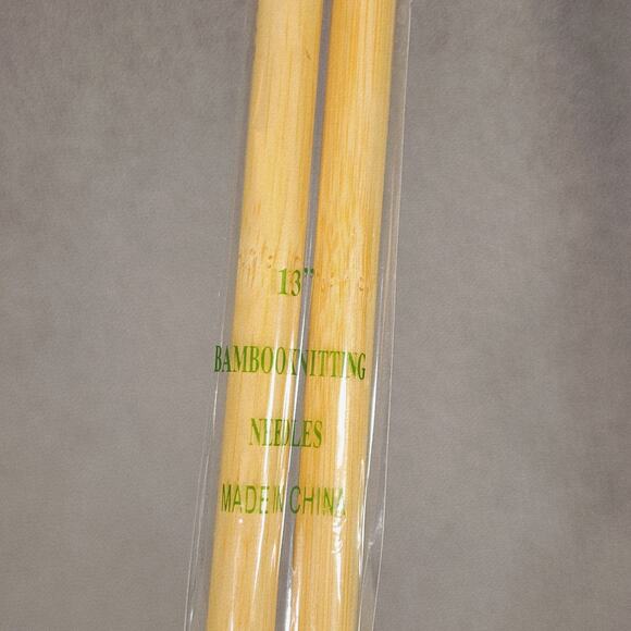 Bamboo Knitting Needles 13" 12mm Ball End 20 pairs available other sizes too NEW - Picture 7 of 7